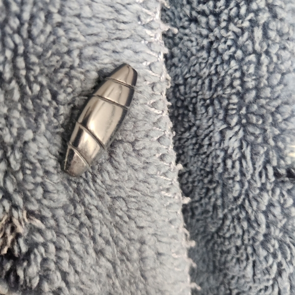 Vintage Fleece Warm Winter Coat Jacket Women Blue White - Picture 6 of 7